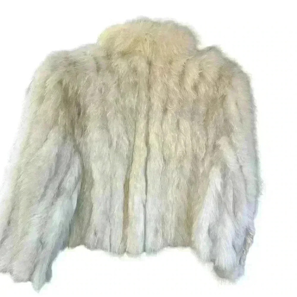 Elam Women’s Vintage Fur Coat 100% Norwegian Blue Fox Size M Luxury Winter Fall - Picture 7 of 13